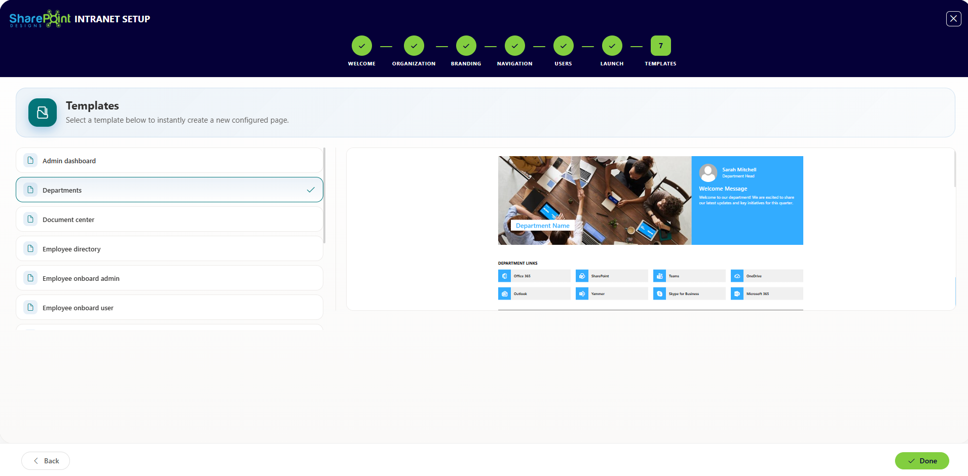 Template Gallery