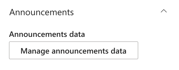 Announcements